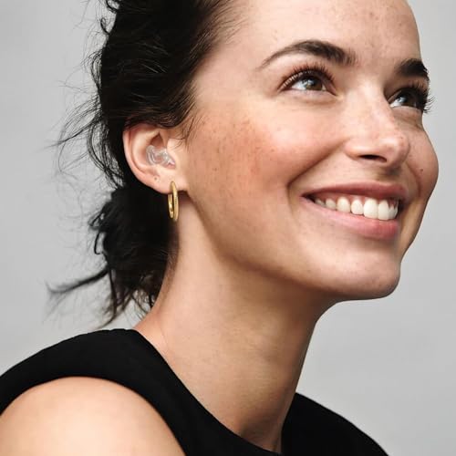 Ear Plugs for Noise Reduction Hearing Ear Protection, 33dB Reusable Earplugs for Work, Deep Focus, Travel and Noise Sensitivity,10 Ear Tips in XS/S/M/L/Double Layer