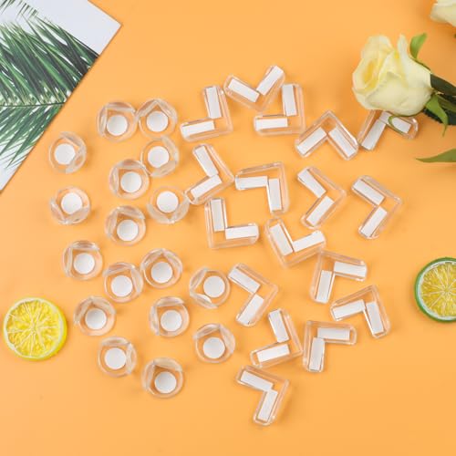 Rindion Clear Baby Corner Protector Guards 40 Pack - Childproof Edges & Corners