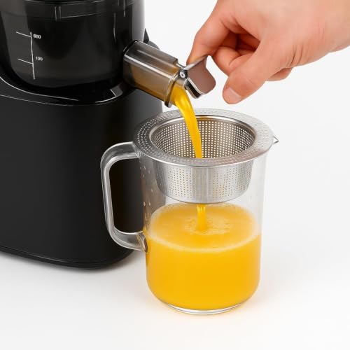 Pulp Strainer for Nama J2 Cold Press Juicer - 304 Stainless Finishing Filter, Hand-Wash
