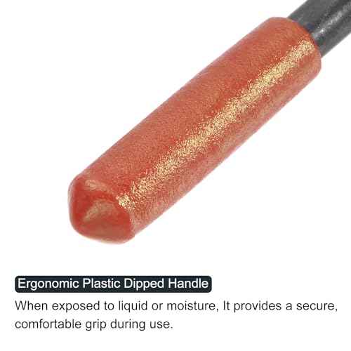 uxcell Die Stock Handle Wrench, for Metric M1-M3 (Metric) / 1/16"-3/32" (UNC/UNF) / 16mm OD Round Dies, 16mm x 5mm Threading Die Holder with Plastic Handle