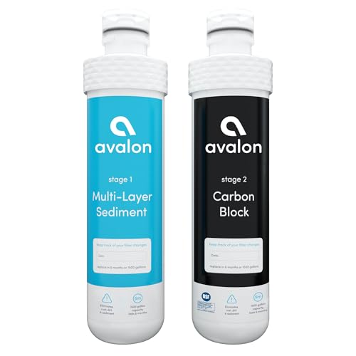 Avalon NSF Certified Replacement Water Filters for Bottled Cooler - Pack of 2