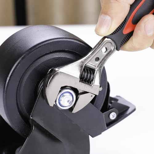 Navegando 6-Inch Adjustable Wrench, Adjustable Spanner for Tight Spaces, High Carbon Steel with Non-Slip Grip, Fits 6-22mm Nuts/Bolts, Perfect for Plumbing & Automotive Repair