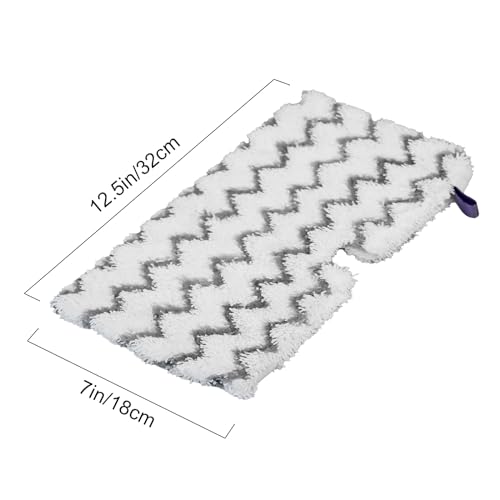 6 Pack Steam Mop Replacement Pads for Shark S3501/S3601 – Gray (IMECCAlive)