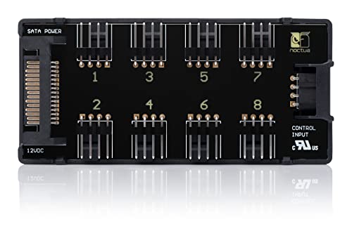 Noctua 8-Port PWM Fan Hub with Magnetic Mount and Short Circuit Protection