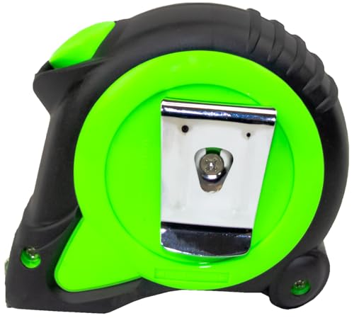 7.6m Komelon Self Lock Power Tape Measure with Retraction Control