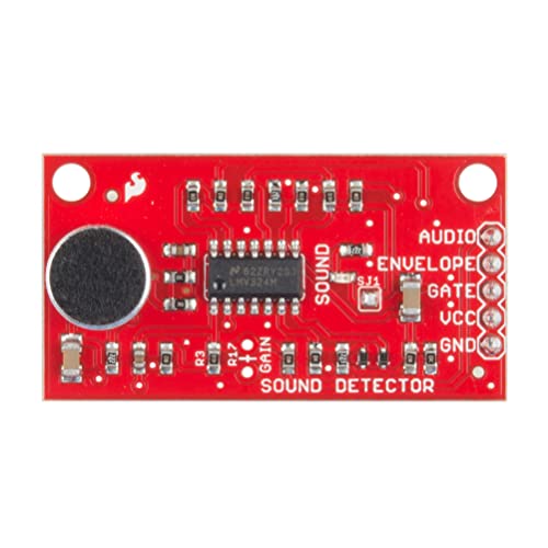 SparkFun Sound Detector with Headers – Audio Sense Board with Analog, Binary & Envelope Outputs