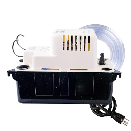 Little Giant VCMA-15ULST Condensate Pump with Overflow Switch & 20ft Tubing, 115V, 65 GPH
