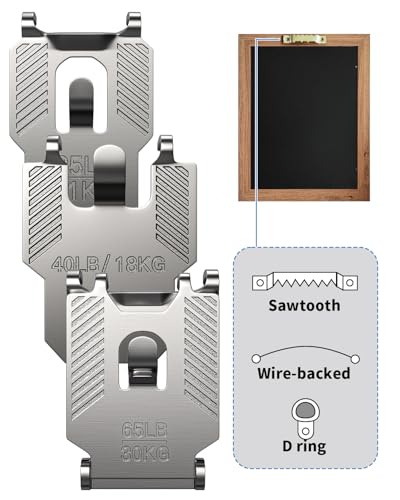 ApeBest 111Pcs Heavy Duty Picture Hanging Kit Hooks for Drywall, Model 110, 25-65LB Capacity