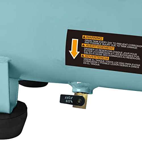 SUNROAD Air Compressor Valve Brass Drain Cock Ball Valve 1/4" NPT Male Thread Air Compressor Accessories 2pcs with Thread Seal Tape with Plastic Case