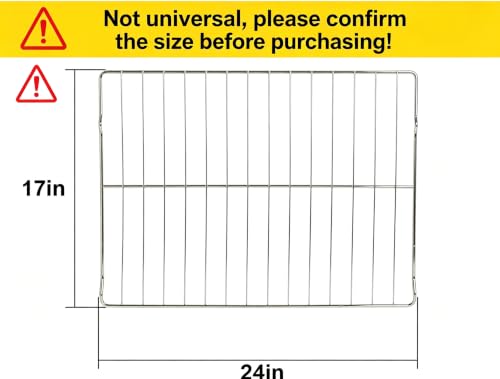 Folosem WB48T10063 24" x 17" Oven Rack - 304 Stainless Steel Replacement for GE Ranges, 1 Pack