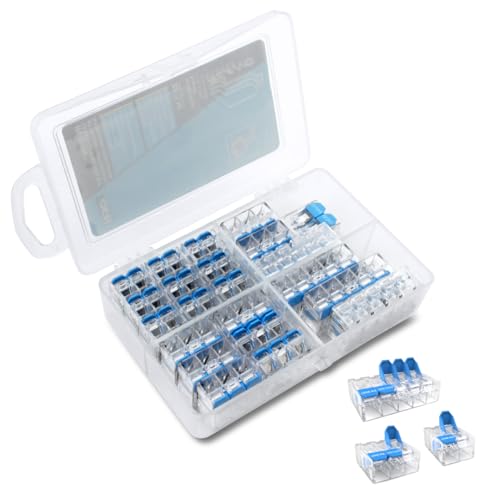 Ideal Electrical 22-Piece 10 AWG Lever Connector Kit with Hard Case - Supports 10-22 AWG Wires