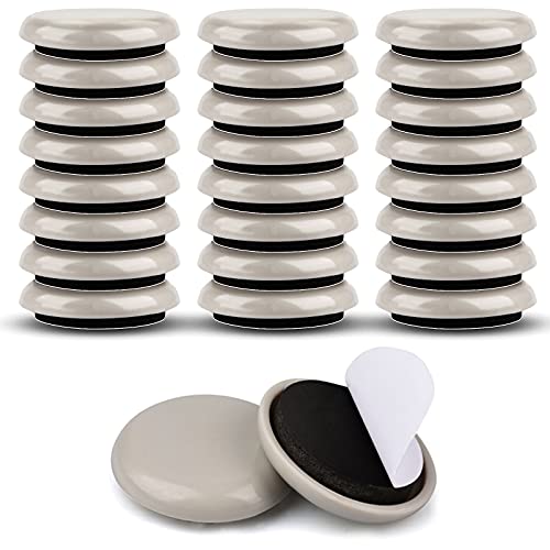 EASTWONDER 1-1/4 Inch 24 PCS Furniture Sliders for Carpet & Hardwood Floors - Easy Moving & Floor Protection