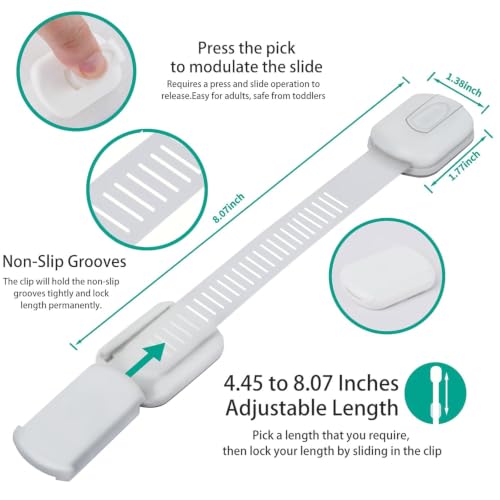 Vmaisi Multi-Use Baby Proofing Locks for Cabinets & Drawers - Variation 6