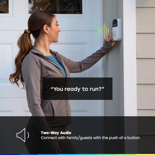Chamberlain myQ Smart Garage Video Keypad with Wide-Angle Camera & Custom PIN, Smartphone Control