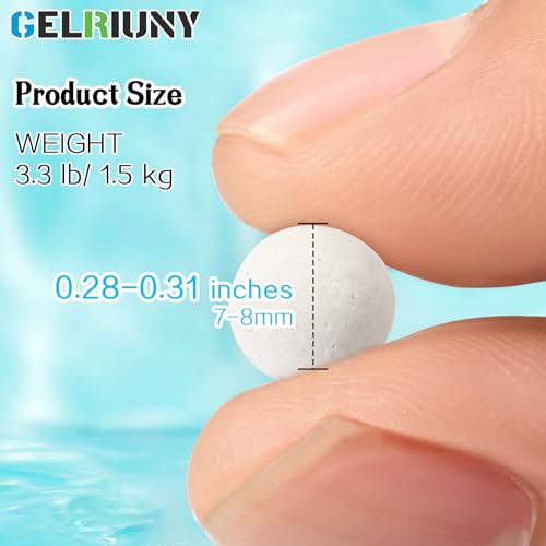 GELRIUNY 1 Pack Condensate Neutralizer Refill Media 3.3 lbs for Industrial Wastewater pH Adjustment