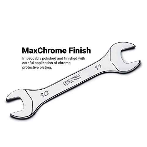 Capri Tools 4 mm x 5 mm Slim Mini Open End Wrench, Metric
