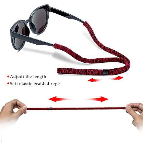 Glasses Strap (Pack of 6) Adjustable Eyeglasses Strap Sunglass Holder Strap Men Women