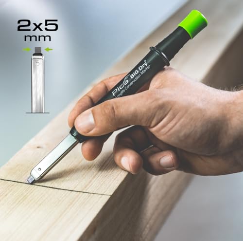 Pica Big Dry Marker for Construction - Graphite, Refillable
