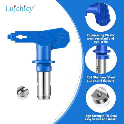 211 Spray Tip Nozzle, Reversible2/ Airless Paint Sprayer Tips for Airless Sprayer (Pack)