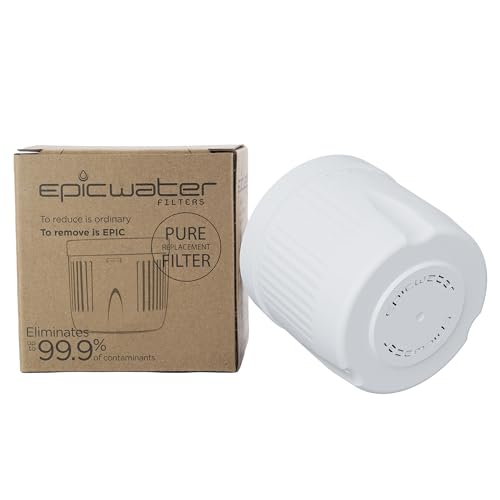 Epic Pure Standard Water Filter Pitcher 10-Cup, 150 Gallon Capacity, BPA-Free, Removes Fluoride & Contaminants - Variant 1