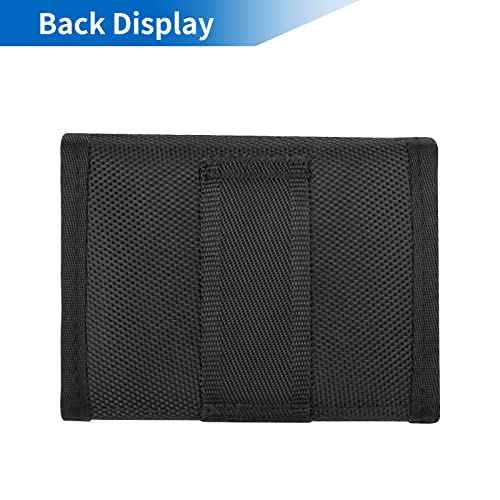 Double Glove Pouch for Duty Belt, 1680D Nylon Glove Holder Latex Disposable Pouch for Police Firefighter