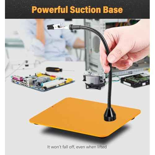 Magnetic Helping Hands Soldering Station, Third Hand Soldering Tool 4 Flexible Arms Solder Holder Helping Hand for Electronic Repair Soldering Jewelry Crafts