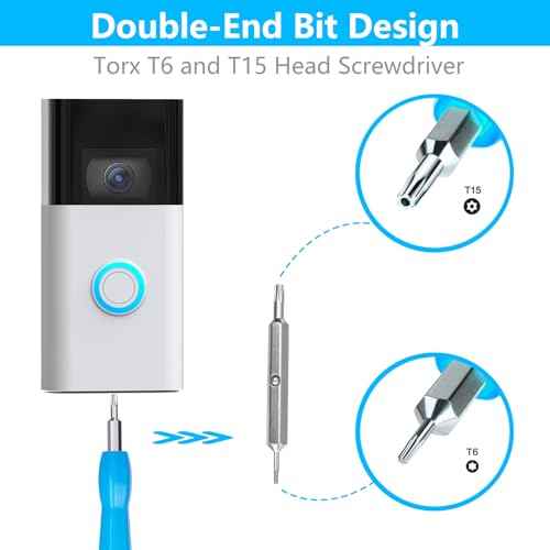 Adjustable 30 to 55 Degree Doorbell Angle Mount Compatible with Video Doorbell 1/2/3/4/(2020 Release)/Battery Doorbell Plus/Pro, Doorbell Camera Door Mount Wedge Kit for House
