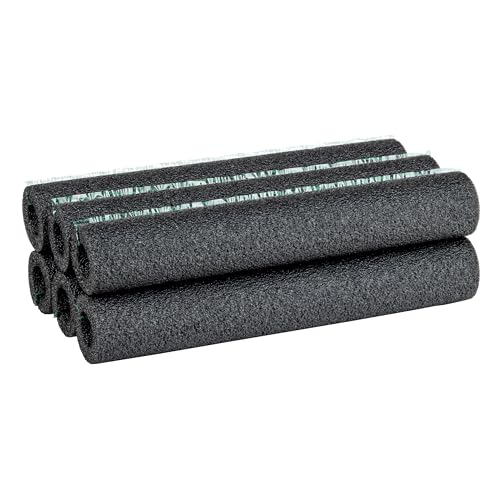 Duck Foam Pipe Covers - Insulation for 1/2 to 3/4 Inch Pipes, 6-Pack