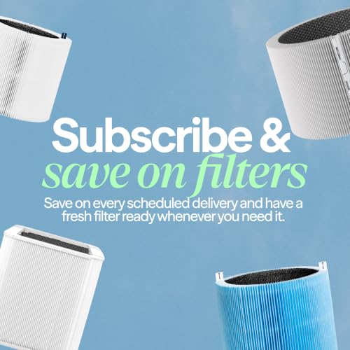 BLUEAIR Genuine Blue Pure 511 Replacement Filter (511 Pure Genuine Filter) AHAM Certified - HEPASilent, 99.97% Particle & Odor Removal