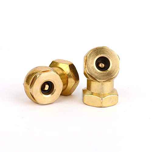 WYNNsky Portable Air Chuck, 1/4''FNPT Insert, 2-Piece Set with Closed Ball Chuck and Self-locking Mechanism, Zinc-plated Steel, Compatible with Drilling Machine