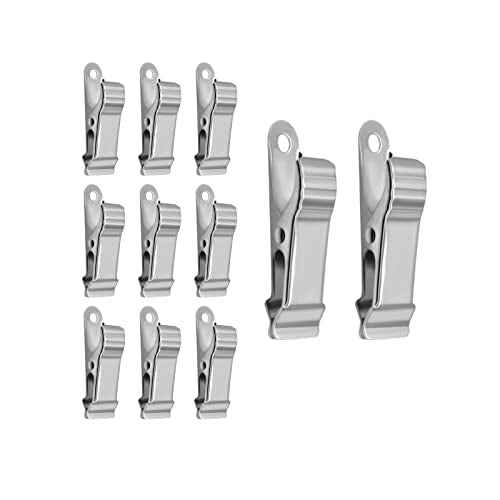 30 Pieces of Metal Mini Clip Spring Clip Crocodile Clip Tiny Clip Strong Suitable for Wire, Paper, Crafts, DIY Decoration Mini Clip Silvery