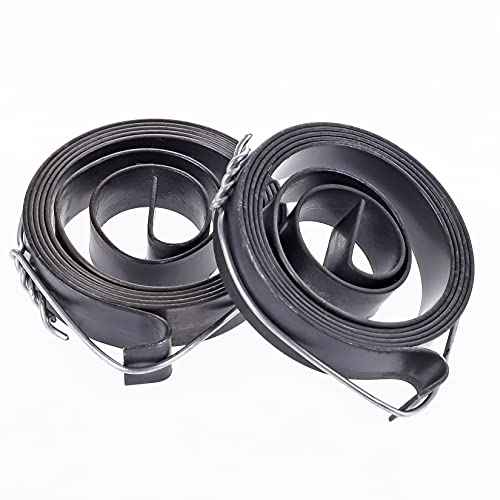 Pack of 2 Drill Press Return Spring, Quill Spring Feed Return Coil Spring Assembly, 2.2Ft Long, 35 x 8 x 0.8mm