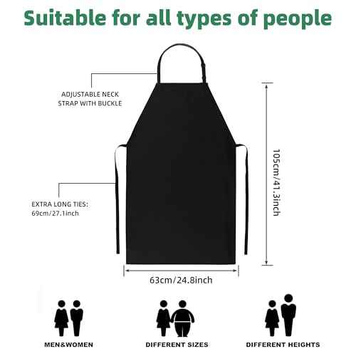 Heavy Duty Waterproof Apron - for Unisex Adult, Ultra Lightweight, Chemical Resistant Industrial Work Apron
