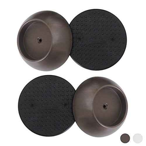 Small Wall Protector 4 Pack - Bronze - Cup Pads to Guard Your Walls from Pressure Mounted Baby Gates, Pet Gates, Safety Gates, Shower Curtain Rods, and More (4 Pack, Bronze)