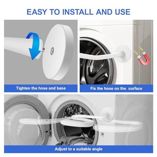 Birvemce Premium Front Load Washer Door Prop (White) – Keep Door Open to Prevent Odor