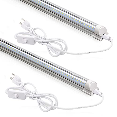 Barrina 2FT LED Shop Lights 20W 3000LM 5000K Daylight White, 2 Pack