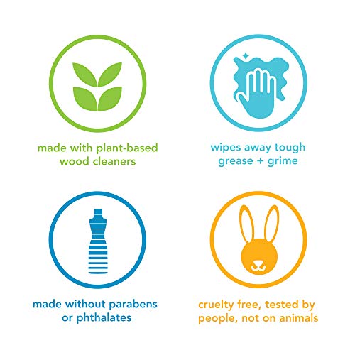 Method Daily Plant-Based Wood Cleaner Spray - Almond Scent, 828ml, Pack of 2
