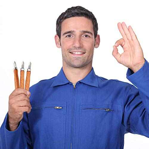 Mudder 2 Pieces Marking Knife Woodworking Marking Knife Thin Blade Dual Double Bevel Striking Cutter Hardened Mn-v Steel Heat Treated Striking Cutter