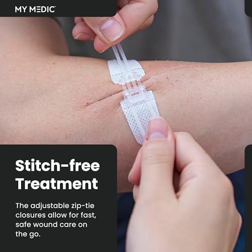 My Medic ZZips MedPack Wound Closure Kit for Cuts & Lacerations - First Aid Alternative