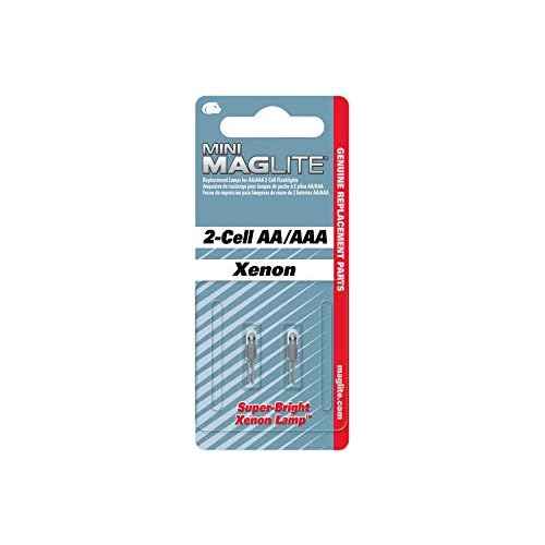 MagLite Replacement Xenon Lamp for Mini 2-Cell AA/AAA Flashlight
