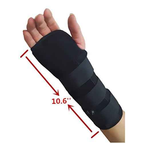 Rousu Medi Forearm and Wrist Support Splint Brace Forearm Immobilizer Brace Wrist Splint (Right hand)