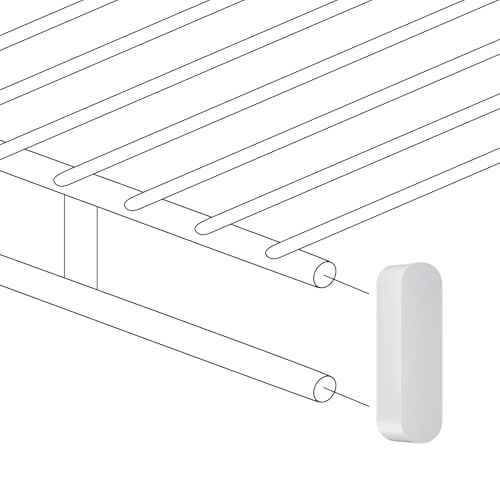 4 Pcs Plastic Rod Spacer Cap Closet Rod Wire Shelf End Caps Closet System Parts Shelf Covers for Wire Shelves