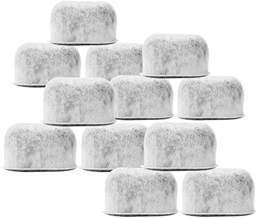 12 Pack Cuisinart Charcoal Water Filters for All Coffee Makers - Brensten 1-7/8 x 3/4 x 1