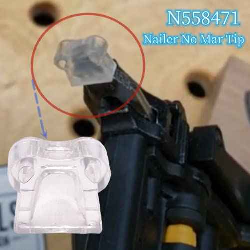 N558471 N569446 Compatible with Nailer No Mar Tip DeWalt Replaces DCN680D1 DCN680B DCN681B DCN681D1 (20)