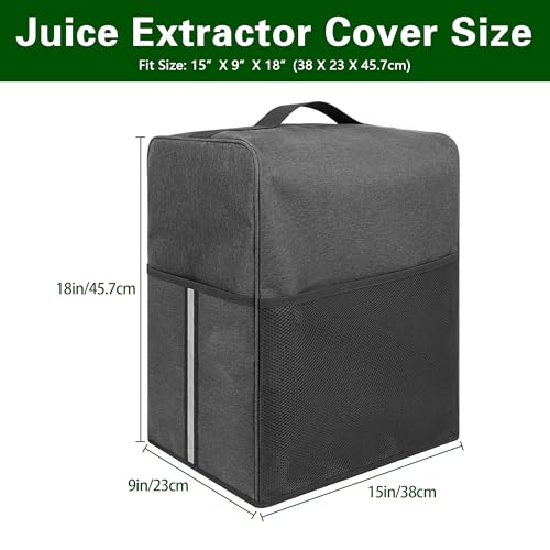 Juicer Cover 15x9x18 in - Waterproof Dustproof Premium Oxford Bag for Ninja NeverClog