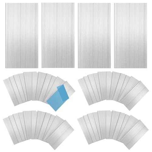 Coopay 48 Pack 6061 T6 Aluminum Sheet Welding Kit, 2¡± x 4¡± Welding Coupons, 3/16", 1/8", 1/16", 1/32" Thick, 12 PCS Each, DIY Weld Practice Kits Beginners for Mig Tig Stick MMA Arc Gas Heat Treatable