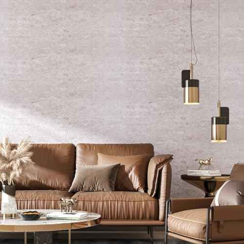 CHIHUT 12''x100'' Peel and Stick Grey Concrete Wallpaper Self Adhesive Faux Cement Wallpaper Waterproof Removable Concrete Contact Paper for Countertops Accent Walls Industrial Style Wall Paper