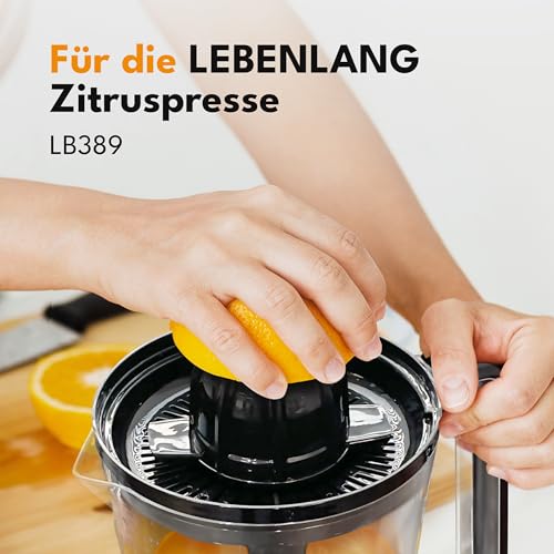 Lebenlang Replacement Cones for LB389 Citrus Juicer - BPA-Free, Stable x2