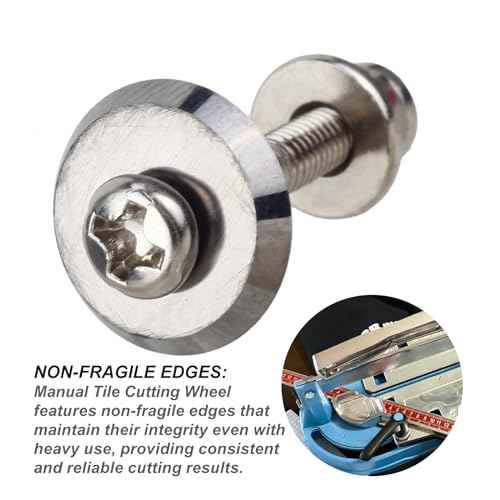 12mm Tile Cutter Scoring Wheel 14A for All Sigma Pull Handle Tile Cutters,Alloy Manual Tile Cutting Wheel for Ceramic Tile, Ceramics, Porcelain, Glass