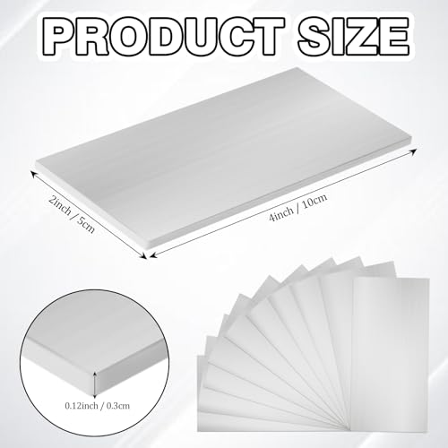 Coopay 32 Pack 6061 T6 Aluminum Sheet Welding Kit 1/8¡± Thick 2¡± x 4¡± Welding Coupons DIY Weld Practice Kits Beginners for Mig Tig Stick MMA Arc Gas and Brazing Heat Treatable Corrosion Resistant